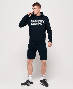 Superdry Core Sport Férfi Rövidnadrág Sötétkék | ZCFLP6074